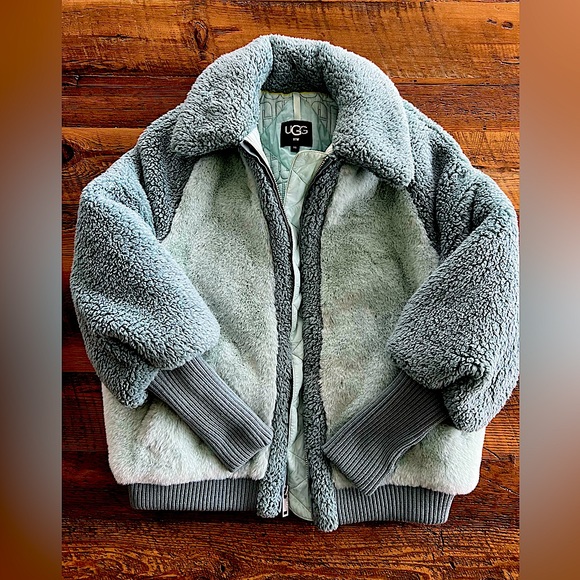 UGG Jackets & Blazers - Ugg Sherpa Baseball jacket